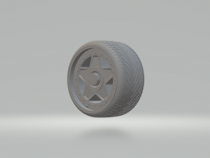 wheels hre 288 gto diecast 3D Принт Модель