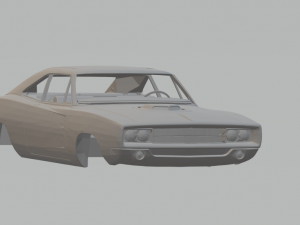 dodge charger kit Modelo de impresión 3D