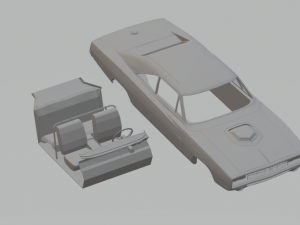 dodge charger kit Modelo de Impressão 3D