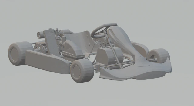 Kart generic 3D Print Model .c4d .max .obj .3ds .fbx .stl .blend