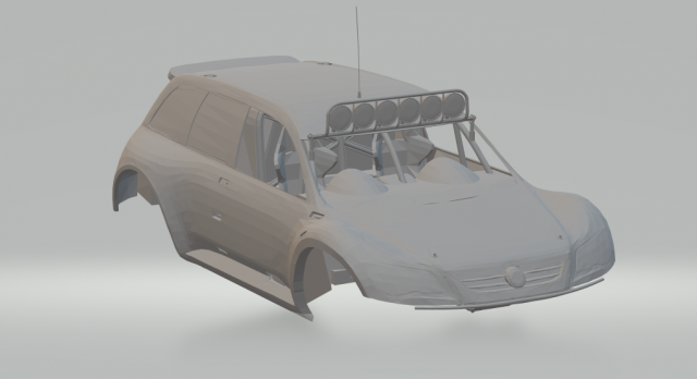 vw touareg Modello di stampa 3D .c4d .max .obj .3ds .fbx .stl .blend 