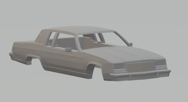 1980 buick electra coupe 3D Print Model .c4d .max .obj .3ds .fbx .stl .blend 