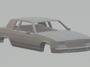 Buick Electra Coupé del 1980 Modello di stampa 3D