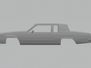 1980 buick electra coupe 3D 打印模型