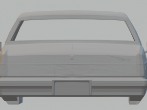 1980 buick electra coupe 3D 打印模型