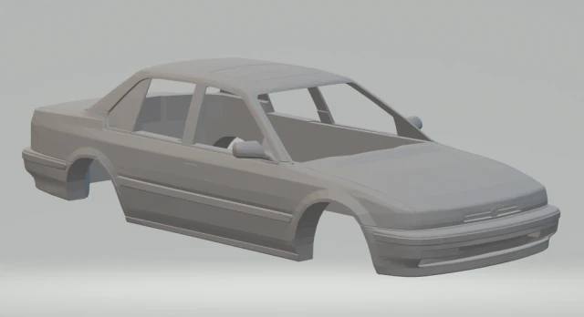 honda accord 3D Print Model .c4d .max .obj .3ds .fbx .stl .blend