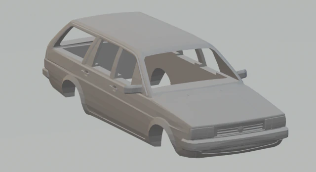 volkswagen quantum passat 3D Print Model .c4d .max .obj .3ds .fbx .stl .blend 
