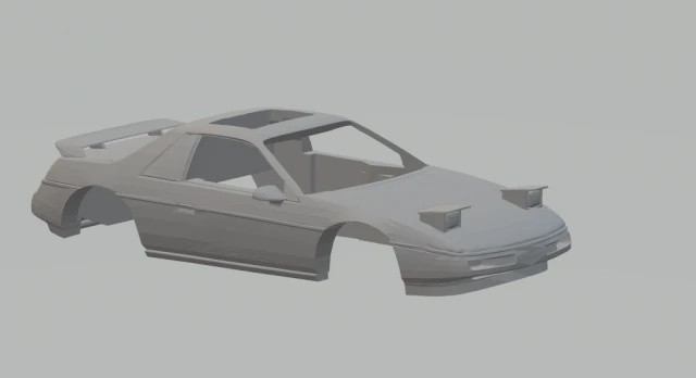 pontiac fierro 3D Print Model .c4d .max .obj .3ds .fbx .stl .blend 
