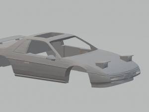 pontiac fierro 3Dプリントモデル