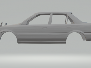 toyota corolla 3Dプリントモデル