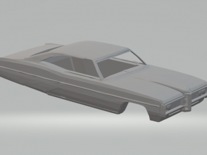 pontiac bonneville 3Dプリントモデル