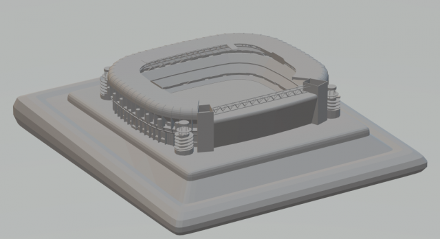 santiago bernabu 3D 打印模型 .c4d .max .obj .3ds .fbx .stl .blend 
