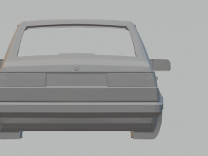 vw santana passat sedan Modelo de impresión 3D