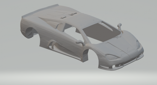 ssc ultimate aero 3D Принт Модель .c4d .max .obj .3ds .fbx .stl .blend 