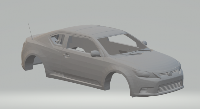 scion tc 3D Print Model .c4d .max .obj .3ds .fbx .stl .blend 