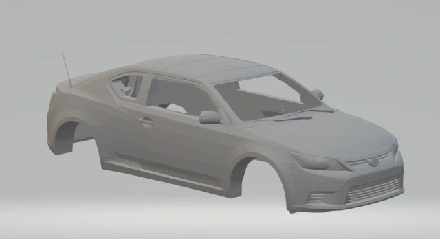 scion tc 3D Print Model .c4d .max .obj .3ds .fbx .stl .blend 
