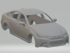 lexus gs-f 350 2013 3D Print Model