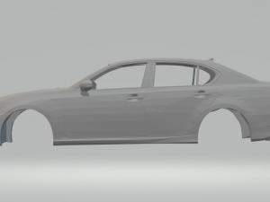 lexus gs-f 350 2013 3D Print Model