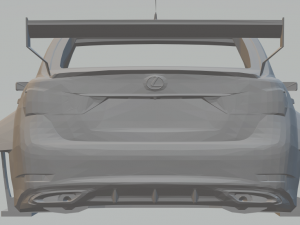lexus gs-f 350 2013 Model do druku 3D