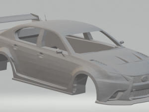 lexus gs-f 350 2013 3D Print Model