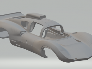 chaparral race 1966 3Dプリントモデル