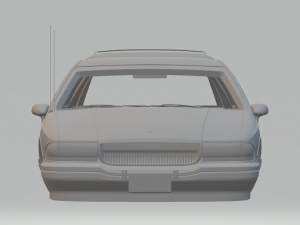 buick roadmaster wagon 3Dプリントモデル
