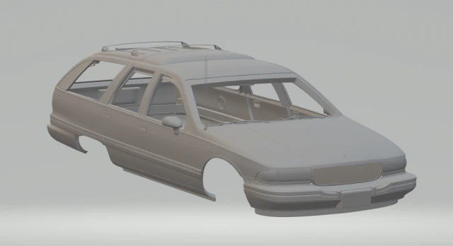 buick roadmaster wagon 3D Print Model .c4d .max .obj .3ds .fbx .stl .blend 