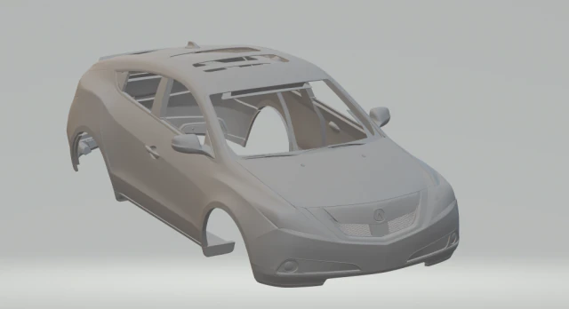 acurazdx2012 3D Print Model .c4d .max .obj .3ds .fbx .stl .blend 