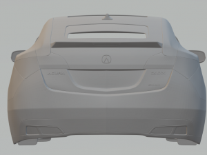 acurazdx2012 3Dプリントモデル