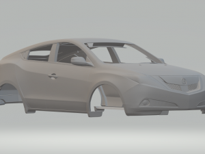 acurazdx2012 3Dプリントモデル