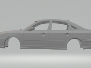 hyundai azera 2011 3D Print Model