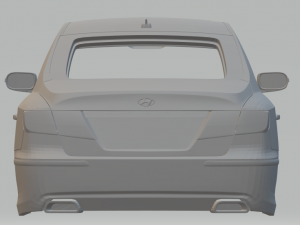 hyundai azera 2011 3D Print Model