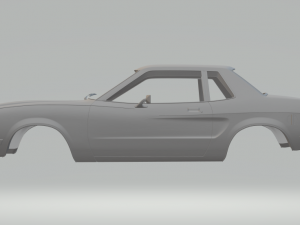 mustang 74 3D-printmodel