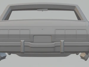 mustang 74 3D Print Model