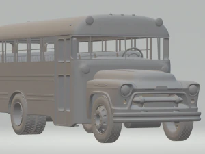 Gmc autobus 57 Modello di stampa 3D