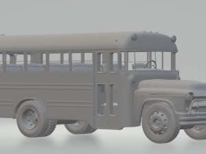 Gmc bus 57 Modello di stampa 3D