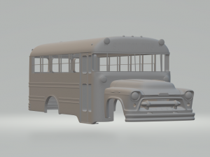 Gmc bus 57 Modello di stampa 3D