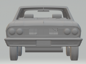 chevrolet chevelle wagon 64 3D Принт Модель
