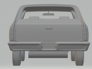 chevrolet chevelle wagon 64 3D Принт Модель