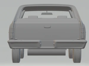 chevrolet chevelle wagon 64 3D Print Model