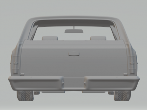 chevrolet chevelle custom wagon 64 Modèles 3D en vedette