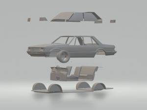falcon xd 1979 Model do druku 3D