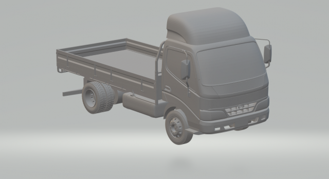 hino 300 Model Cetak 3D .c4d .max .obj .3ds .fbx .stl .blend 