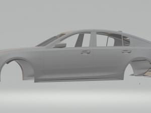 cadillac ct5 3D 打印模型