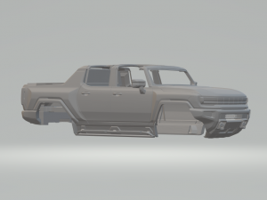 Hummer ev 3D Baskı Modeli