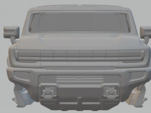 Hummer ev 3D Baskı Modeli