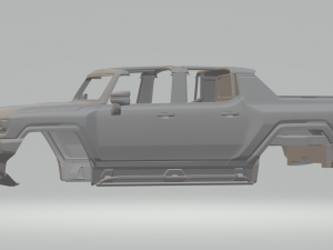 Hummer ev 3D Baskı Modeli