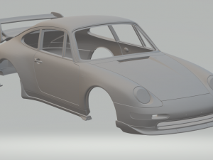 porsche 911 clubsport 95 Model Cetak 3D