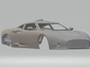 spyker c8 aileron 2008 3D प्रिंट मॉडल
