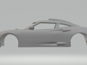 spyker c8 aileron 2008 3D Baskı Modeli